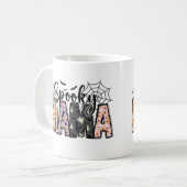 Spooky Mama – Süßes Halloween für Mütter Kaffeetasse (Vorderseite Links)