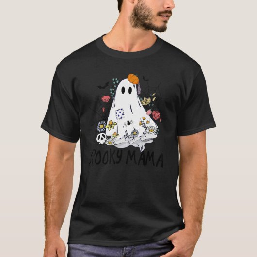 Spooky Mama Trick oder behandeln Halloween Frauen T-Shirt (Vorderseite)