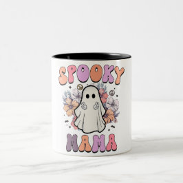 Spooky Mama Zweifarbige Tasse
