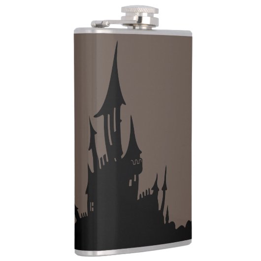 Spooky Mansion Halloween Flask Flachmann (Rechts)