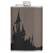 Spooky Mansion Halloween Flask Flachmann (Vorderseite)