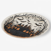 Spooky Mansion Halloween Teller (Schrägansicht)