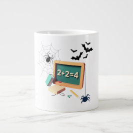 Spooky Math Teacher Jumbo-Tasse