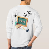 Spooky Math Teacher T-Shirt (Rückseite)