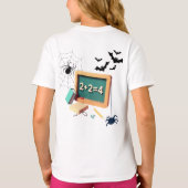Spooky Math Teacher T-Shirt (Rückseite)