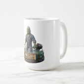 Spooky Mechanic Swamp Creature Funny Halloween Mug Kaffeetasse (VorderseiteRechts)