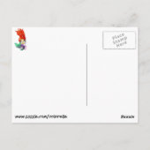 Spooky Meerjungfrau mit Oktopus Postkarte (Rückseite)