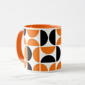 Spooky Mid Century Holiday Tiles Tasse (Vorderseite Links)