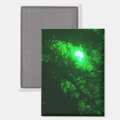 Spooky Midnight Forest Magnet (Vorderseite/Rückseite)