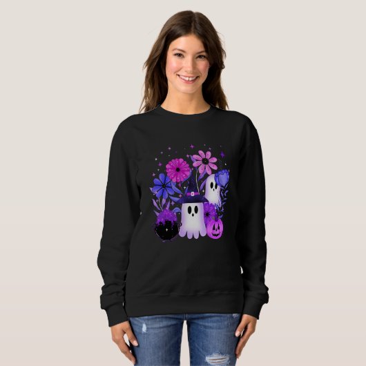 Spooky Midnight Garden Sweatshirt (Vorne ganz)