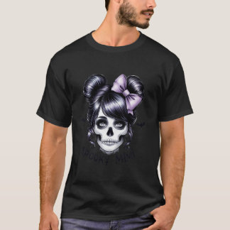 Spooky Mimi Sugar Skull Glam Halloween Coquette Gi T-Shirt