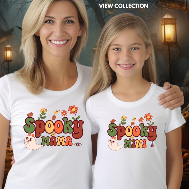 Spooky Mini Halloween Mommy and Me Matching T-Shirt (Von Creator hochgeladen)