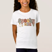 Spooky Mini Retro Halloween Mommy and Me Matching T-Shirt (Vorderseite)