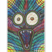 Spooky Monster Screening Aufkleber (Vorderseite)