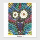 Spooky Monster Screening Aufkleber (Blatt)
