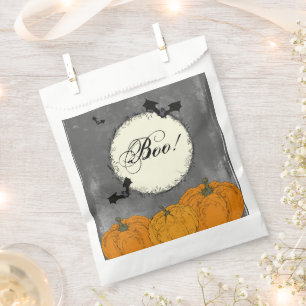Spooky Moon and Bats Halloween Geschenktütchen