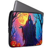 Spooky Moon Death's Call Design Laptopschutzhülle (Vorne Rechts)