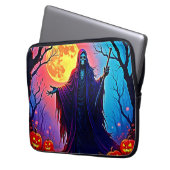 Spooky Moon Death's Call Design Laptopschutzhülle (Vorderseite Links)