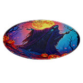 Spooky Moon Death's Call Design Schneidebrett (Ecke)