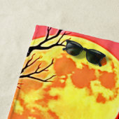 Spooky Moon Death's Call Design Strandtuch (Beispiel)