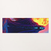 Spooky Moon Death's Call Design Yogamatte (Rückseite (Horizontal))