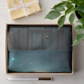 Spooky Moonlit Black Cat Halloween Decoupage Seidenpapier (Geschenk)