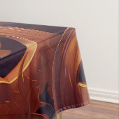 Spooky Mops Halloween Hexe und Kürbis Tischdecke (Beispiel)