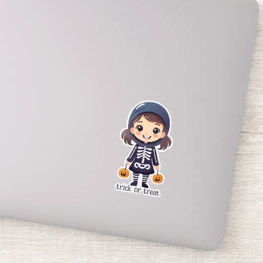 Spooky Mummy Aufkleber (Detail)