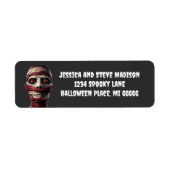 Spooky Mummy Halloween Ghoul Zombie Rücksendeadres (Vorne)