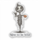 Spooky Mummy Scarecrow Aufkleber (Vorderseite)