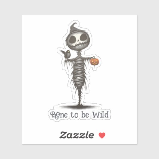 Spooky Mummy Scarecrow Aufkleber (Blatt)