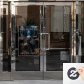 Spooky Mummy's Lair Tapestry Fensteraufkleber (Büro Tür)