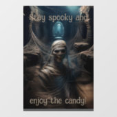 Spooky Mummy's Lair Tapestry Fensteraufkleber (Blatt)