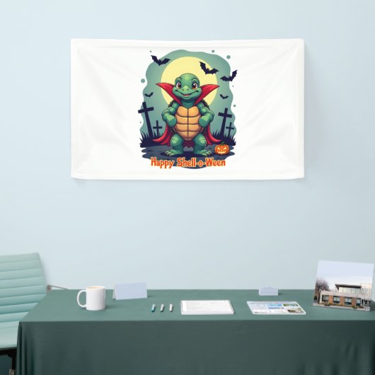 Spooky Muschel Überraschung Turtle Banner (Messeveranstaltung)