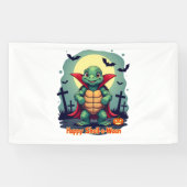 Spooky Muschel Überraschung Turtle Banner (Horizontal)