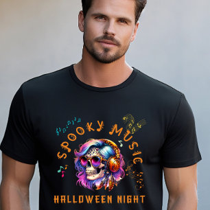 Spooky Music Halloween Night T-Shirt