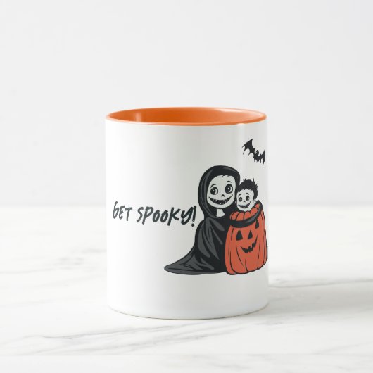 Spooky Mutter und ihr Sohn Tasse (Zentrum)