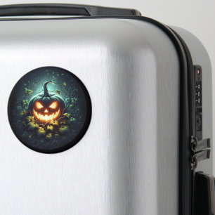 Spooky Natur glühend Halloween Kürbis Magnet