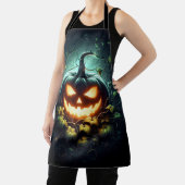 Spooky Natur glühend Halloween Kürbis Schürze (InSitu)