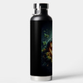 Spooky Natur glühend Halloween Kürbis Trinkflasche (Rechts)