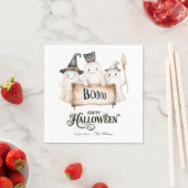 Spooky Niedlich Erster Geburtstag Halloween-Party  Serviette (Beispiel)