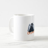 Spooky Niedlich Ghost Black Cats Halloween C Kaffeetasse (Vorderseite Links)