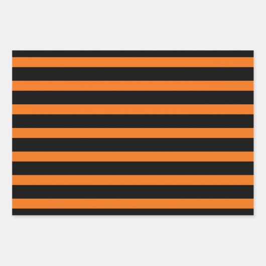 Spooky Niedlich Ghost Burnt Orange & Black Hallowe Geschenkpapier Set (Vorderseite 3)