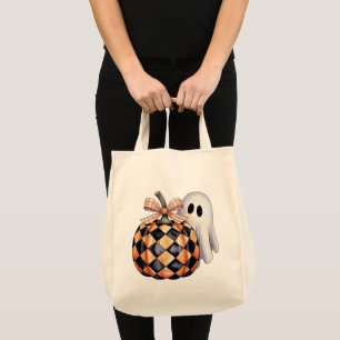 Spooky Niedlich Ghost Flüchtige Blick Halloween T Tragetasche