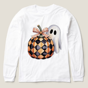 Spooky Niedlich Ghost Flüchtige Blick Halloween T  Tri-Blend Shirt