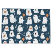 Spooky Niedlich Ghost Gift Bag - Halloween-Party G Große Geschenktüte (Rückseite)