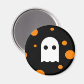 Spooky Niedlich Ghost Halloween Kühlschrankmagnet (Vorderseite/Rückseite)