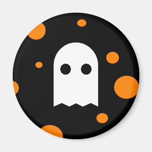 Spooky Niedlich Ghost Halloween Kühlschrankmagnet (Vorne)