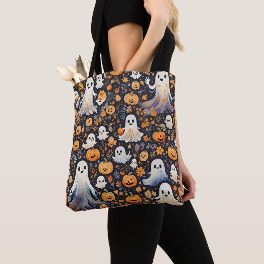 Spooky Niedlich Ghost Halloween Tasche (Von Nahem)