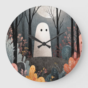 Spooky Niedlich Ghost Kinderzimmer Halloween Uhr